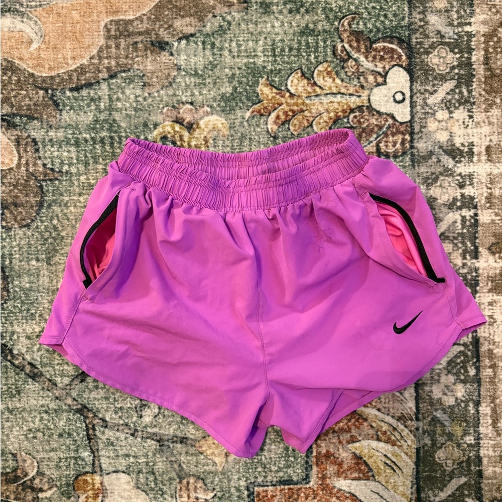 Nike Women's Vibrant Pink Athletic Shorts